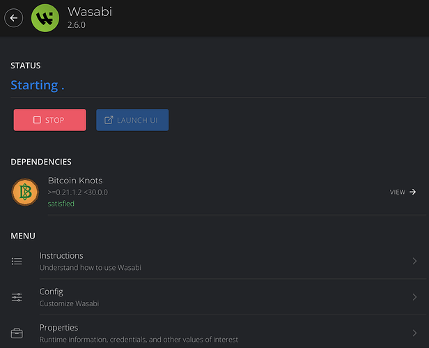 Wasabi Launch
